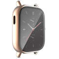 For Amazfit GTS 2 Full Coverage TPU Electroplating Watch Case(Rose Gold)