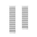 20mm Universal Magnetic Attraction Steel Watch Band(Silver)