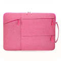 C310 Portable Casual Laptop Handbag, Size:13-13.3 inch(Pink)
