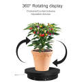 3 in 1 Electric Rotating Display Stand Turntable(Black)