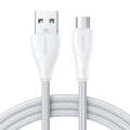 JOYROOM 2.4A USB to Micro USB Surpass Series Fast Charging Data Cable, Length:0.25m(White)