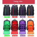 Outdoor Camera Backpack Waterproof Photography Camera Shoulders Bag, Size:45x32x18cm (Purple)