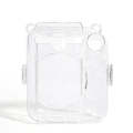 For FUJIFILM instax mini 12 Crystal Hard Acrylic Camera Case with Shoulder Strap(DIY Milk Cow)
