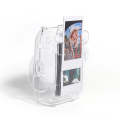 For FUJIFILM instax mini 12 Crystal Hard Acrylic Camera Case with Shoulder Strap(DIY Milk Cow)