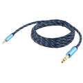 EMK 3.5mm Jack Male to 6.35mm Jack Male Gold Plated Connector Nylon Braid AUX Cable for Computer ...