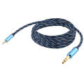 EMK 3.5mm Jack Male to 6.35mm Jack Male Gold Plated Connector Nylon Braid AUX Cable for Computer ...