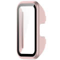 For Huawei Band 9 / 8 PC + Tempered Film Integrated Protective Watch Case(Matte Powder)