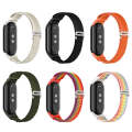 For Xiaomi Mi Band 8 Loop Nylon Watch Band(Black)