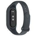 For Xiaomi Mi Band 8 Integrated Silicone Replacement Watch Band(Platinum Gray)