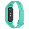For Xiaomi Mi Band 8 Integrated Silicone Replacement Watch Band(Teal)