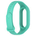 For Xiaomi Mi Band 8 Integrated Silicone Replacement Watch Band(Teal)