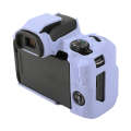 For Canon EOS R50 Soft Silicone Protective Case(Lilac Purple)