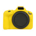 For Canon EOS R50 Soft Silicone Protective Case(Yellow)