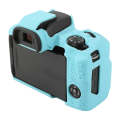 For Canon EOS R50 Soft Silicone Protective Case(Sky Blue)