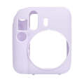 For FUJIFILM instax mini 12 Soft Silicone Camera Protective Case(Purple)