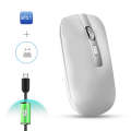 HXSJ M50 2.4GHZ 800,1200,1600dpi Three Gear Adjustment Dual-mode Wireless Mouse USB + Bluetooth 5...