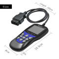 AERMOTOR V850 Car OBD2 Code Reader Diagnostic Scan Tool(Black)