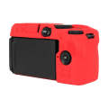 For Nikon Z 30 Soft Silicone Protective Case with Lens Cover(Red)