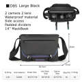 Cwatcun D85 Camera Bag Side Quick Access Camera Messenger Case Waterproof Bag, Size:36.5 x 17 x 2...