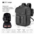 Cwatcun D97 Professional Photography Bag Mirrorless/SLR Multifunctional Backpack Camera Bag, Size...