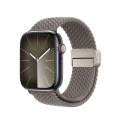 For Apple Watch SE 2023 44mm DUX DUCIS Mixture Pro Series Magnetic Buckle Nylon Braid Watch Band(...