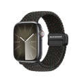 For Apple Watch SE 40mm DUX DUCIS Mixture Pro Series Magnetic Buckle Nylon Braid Watch Band(Black...