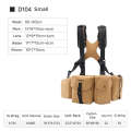 Cwatcun D104 Camera Waist Pack Vest Bag, Size:59.5 x 9.5 x 21cm(Earth)