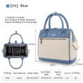 Cwatcun D112 Contrast Canvas Camera Bag One-shoulder Cross-body Tote Bag, Size:24.5 x 30 x 15.5cm...
