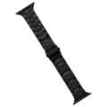 For Apple Watch SE 2023 44mm Stainless Steel Watch Band(Black)