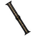 For Apple Watch Ultra 2 49mm Stainless Steel Watch Band(Black Gold)