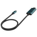 Onten UC982 8K 60Hz USB-C / Type-C to HDMI Video HD Conversion Cable(Pine Green)