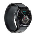 S22 Air Pump Blood Pressure Testing ECG Health Smart Watch, 1.39 inch Round Screen(Black)