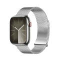 For Apple Watch Series 8 45mm DUX DUCIS Milanese Pro Series Stainless Steel Watch Band(Silver)