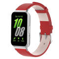 For Samsung Galaxy Fit 3 PU Leather Watch Band(Red)