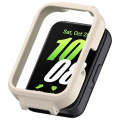 For Samsung Galaxy Fit 3 12mm Half Coverage Hollowed PC Watch Protective Case(Starlight)