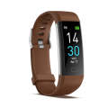 S5-4 Smart Bracelet IP68 Waterproof Heart Rate Sport Fitness Tracker Smart Watch(Brown)