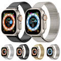 For Apple Watch Ultra 49mm Milanese Loop Magnetic Clasp Stainless Steel Watch Band(Titanium Gold)