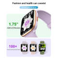 HD12 1.75 inch IP68 Waterproof Smart Watch, Support Blood Oxygen Monitoring(Purple)