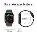 T98 2.04 inch IP68 Waterproof Bluetooth Call Smart Watch, Support Blood Oxygen Monitoring(Black)