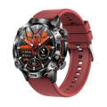 ET482 1.43 inch AMOLED Screen Sports Smart Watch Support Bluethooth Call /  ECG Function(Red Sili...