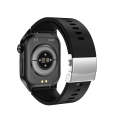 ET580 2.04 inch AMOLED Screen Sports Smart Watch Support Bluethooth Call /  ECG Function(Black Bu...