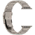 For Apple Watch Series 9 41mm I-Shaped Titanium Metal Watch Band(Titanium)