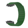 For Huawei Watch D Magnetic Silicone Watch Band(Army Green)