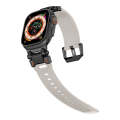 For Apple Watch Ultra 2 49mm Explorer TPU Watch Band(Black Starlight)