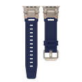 For Apple Watch Ultra 2 49mm Explorer TPU Watch Band(Titanium Blue)