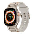 For Apple Watch Ultra 2 49mm Explorer TPU Watch Band(Titanium Starlight)