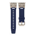 For Apple Watch Series 9 45mm Explorer TPU Watch Band(Titanium Blue)