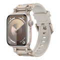 For Apple Watch Series 9 45mm Explorer TPU Watch Band(Titanium Starlight)