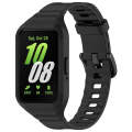 For Samsung Galaxy Fit 3 Solid Color Integrated TPU Watch Band(Black)