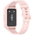 For Samsung Galaxy Fit 3 Solid Color Integrated TPU Watch Band(Light Pink)